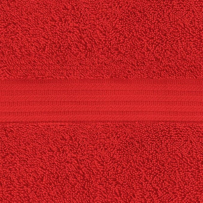 American Veteran Towel, 100% Cotton Turkish Washcloths for Bathroom Essentials 4 Pack, Soft Absorbent Wash Cloths Quick Drying Small Towels Washrags, Red