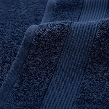 Arkwright Bathroom Hand Towels Set of 6 - (Bulk Case of 60) Super Soft 100% Cotton, 600 GSM Quick Dry & Absorbent, Luxury Bath Essentials for Hotels, Spa, Hosts, and Vacation Rentals, Lapis Navy