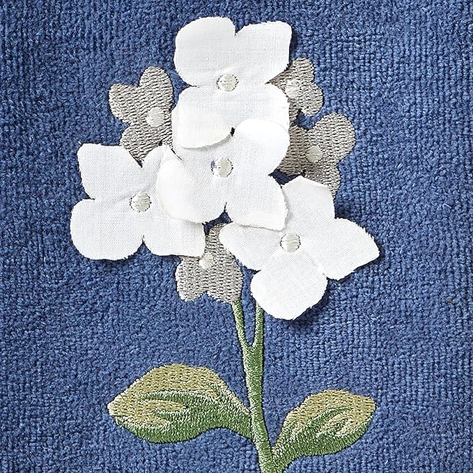 SKL Home Farm Hydrangea Hand Towel (2-Pack), Blue