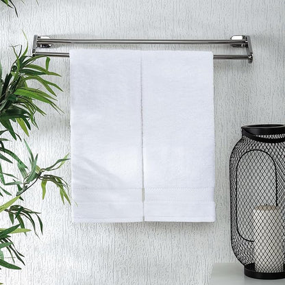 Monogrammed Hand Towels for Bathroom Makeup, Personalized Turkish Cotton Towel with Embroidery, Gift for Weddings, Housewarming, Anniversaries, and Bridal Showers, Set of 2 (Gold, Initial T)