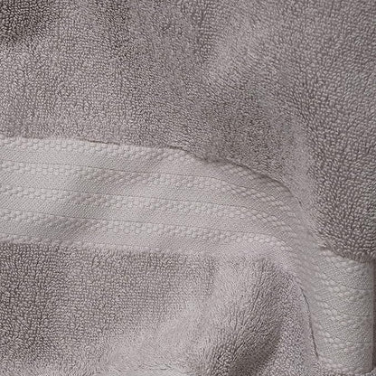 Fabdreams 100% Organic Cotton Bath Towel Set of 6 700 GSM Hotel Premium Plush Absorbent Soft Durable Skin-Friendly Spa Quality Bathroom Comfort with 2 Bath 2 Hand Towels and 2 Wash Cloths Dark Grey