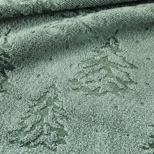 SKL Home Fall/Winter/Christmas Wispy Trees Premium Cotton Blend 2-Piece Hand Towel Set, 500 GSM, Soft & Absorbent Jacquard, Decorative for Bath/Kitchen/Bar & Gift, Sage